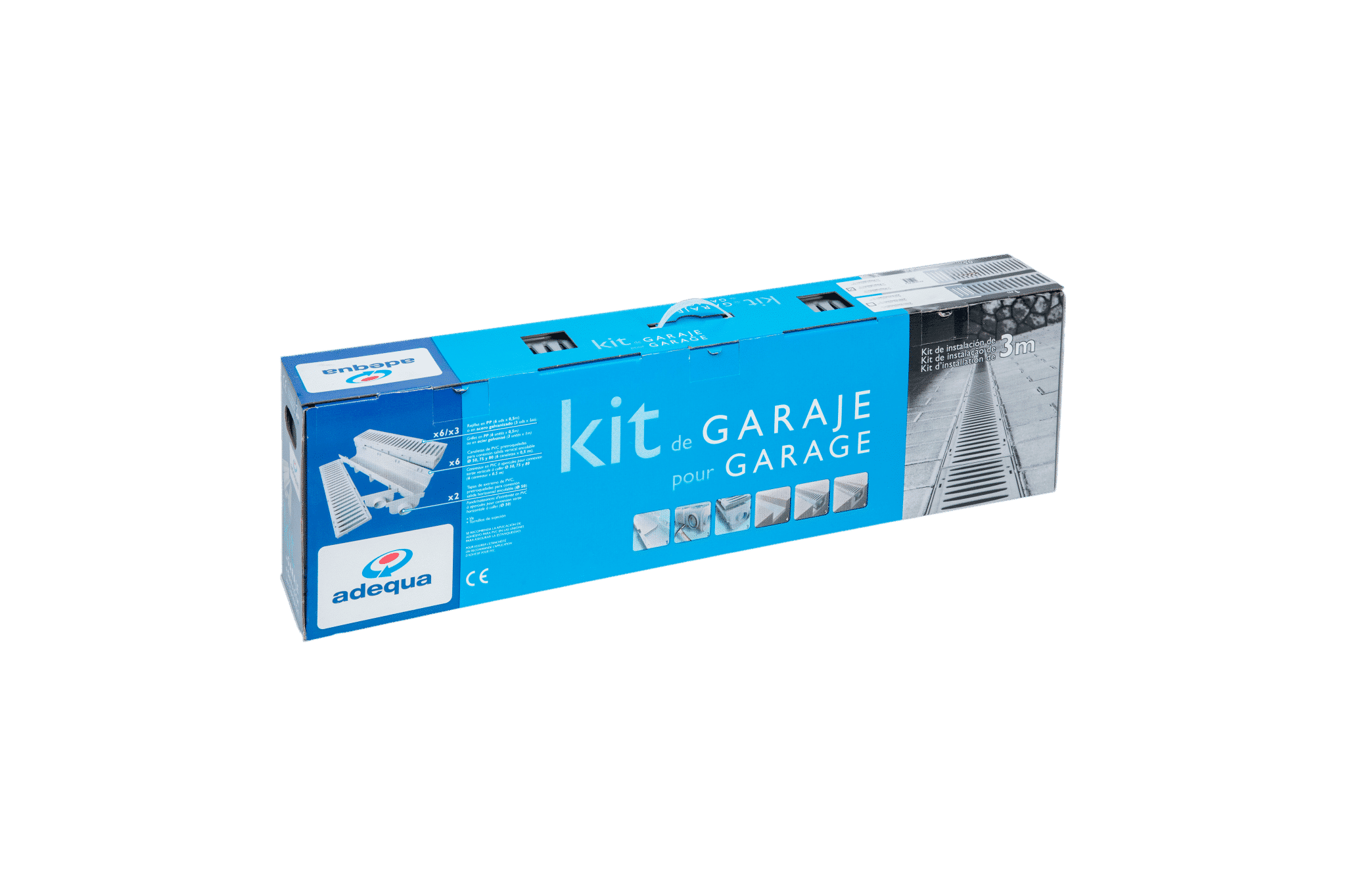 Kit de garaje con rejilla de PP