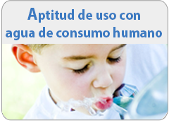 Aptitud de uso con agua de consumo humano