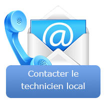 Contacter le technicien local