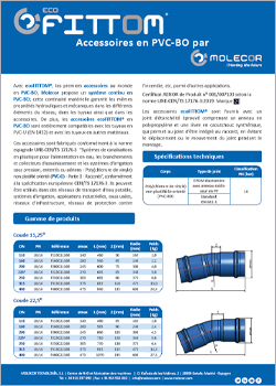 Fiche de produit: sistemès de raccord