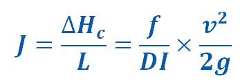 Formula perdidas de carga continuas