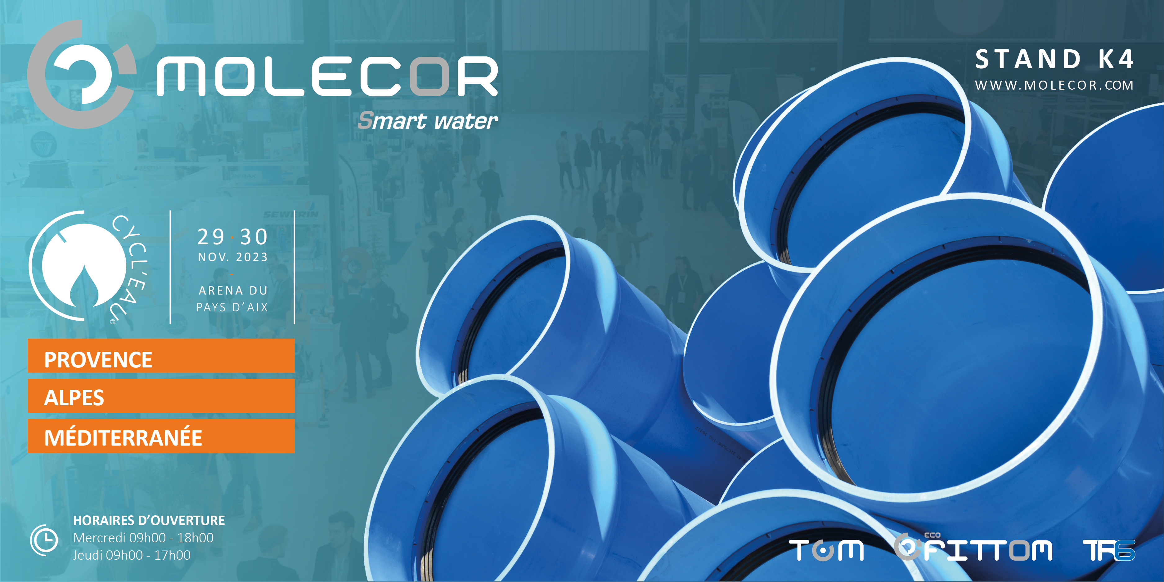 Retrouvez Molecor au Cycl’Eau d’Aix-en-Provence
