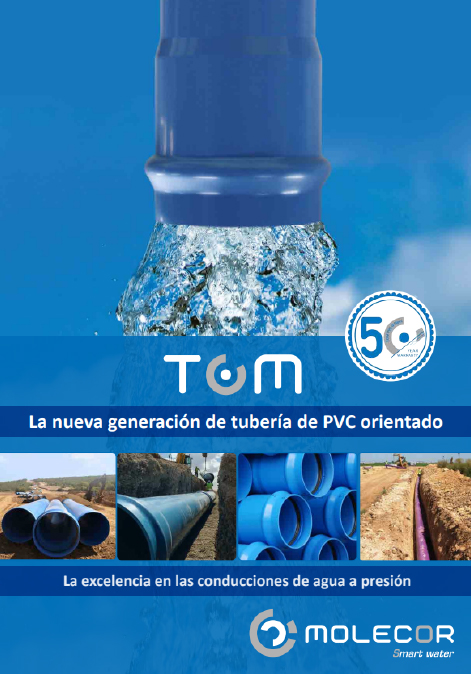 Catálogo de tuberías de PVC-O TOM