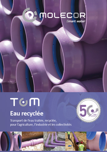 Transport de l’eau traitée, recyclée, pour l’agriculture, l’industrie et les collectivités avec TOM®