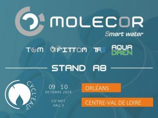 Molecor sera au stand A8 du Cycl’eau Orléans Molecor sera au stand A8 du Cycl’eau Orléans