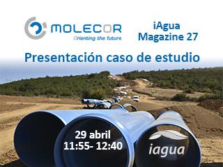 Molecor participa con un caso de estudio de transformación en regadío en la presentación de iAgua Magazine 27
