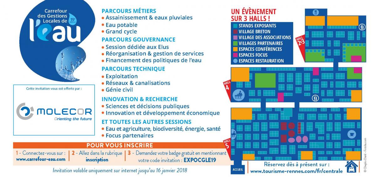 Molecor participa en Carrefour de l'Eau 2018