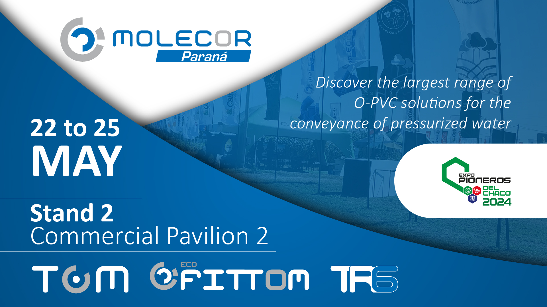 Molecor Paraná participates in Expo Pioneros del Chaco with a large range of solutions