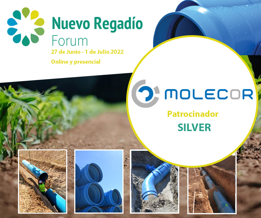 Molecor patrocinador en la tercera edición del Nuevo Regadío Forum 2022