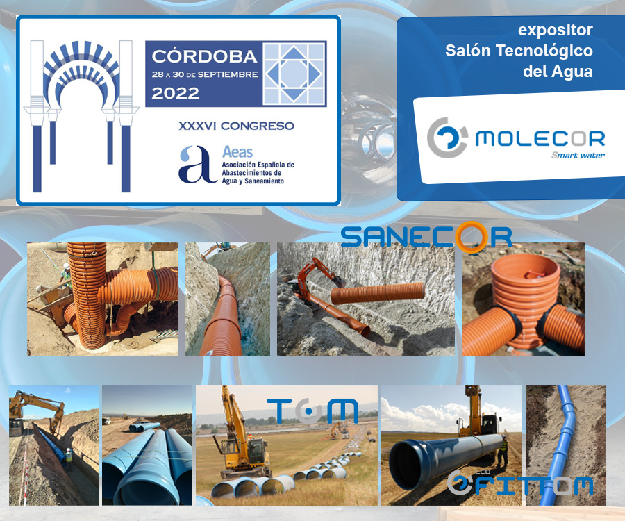 Molecor en el Salón Tecnológico del Agua.  XXXVI Congreso AEAS