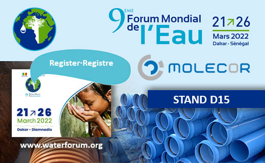 Molecor participa en la 9º edición del World Water Forum en Dakar, Senegal