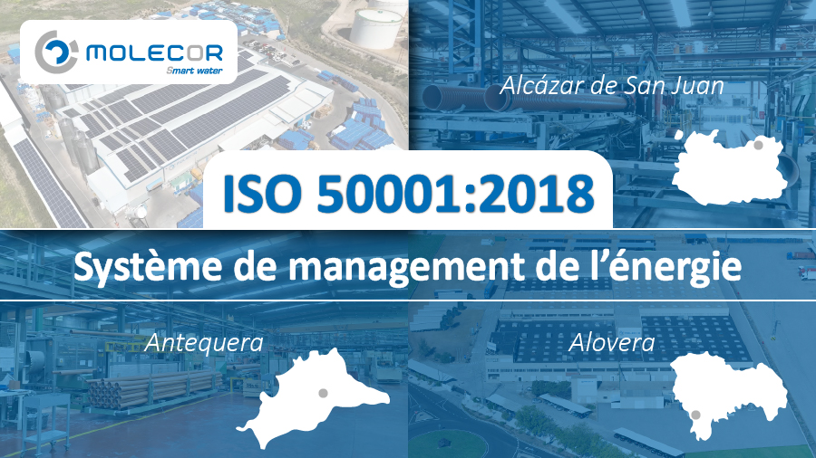 Molecor complète la certification de son système de management de l’énergie dans ses centres de production