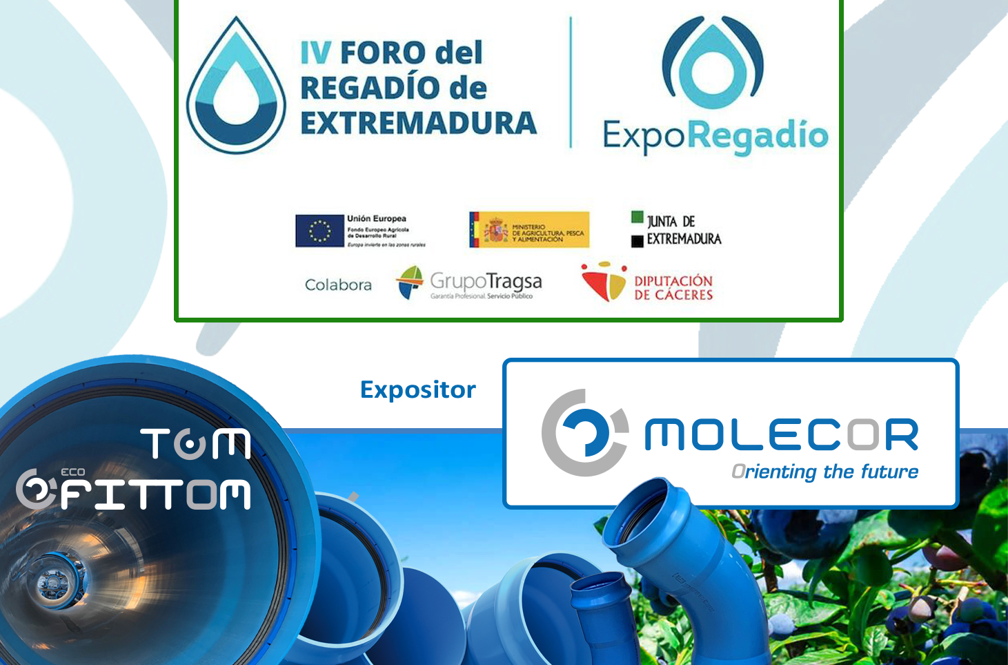 Molecor, presente en la segunda edición de ExpoRegadío