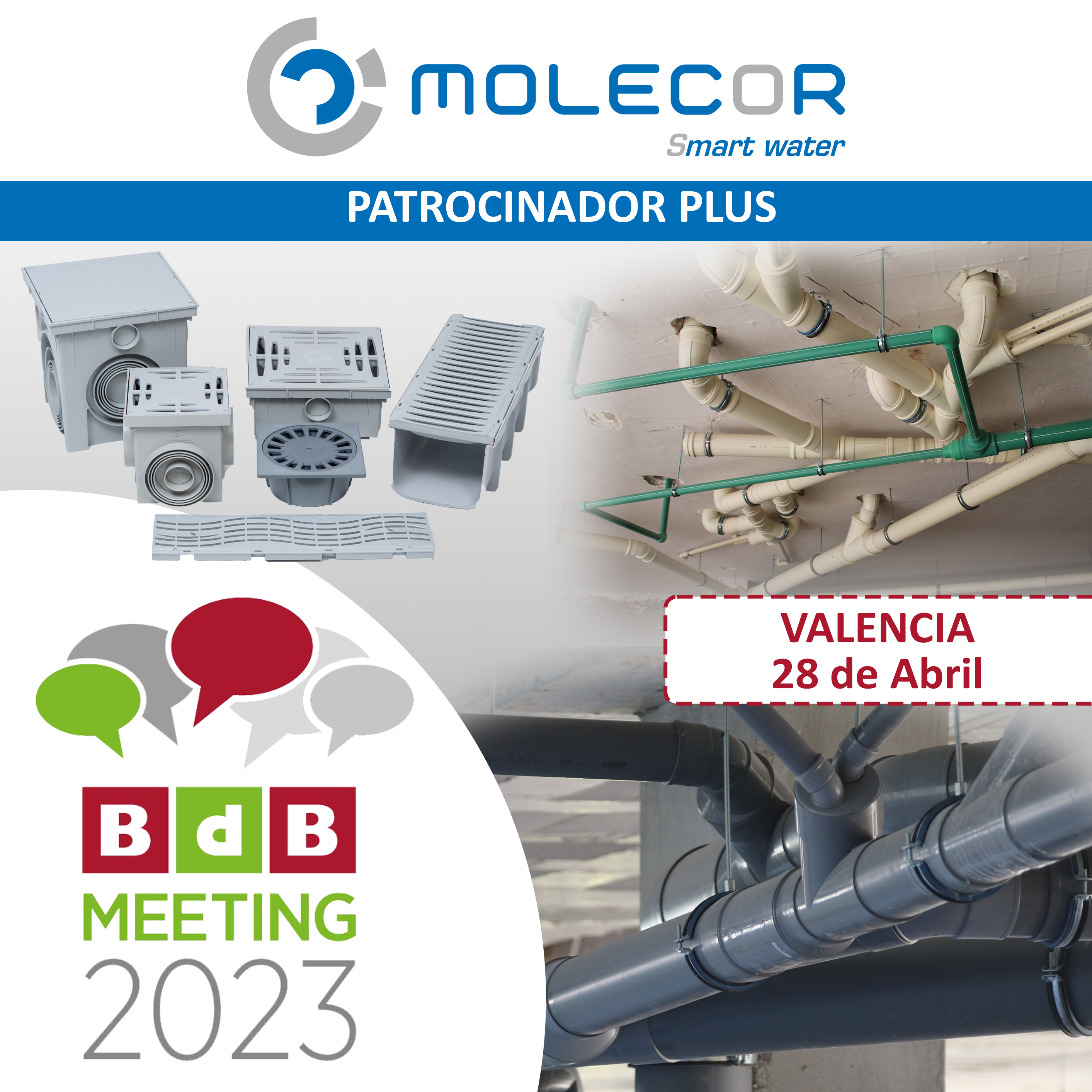Molecor patrocinador plus en BdB Meeting 2023