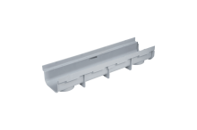 Canaleta PVC para rejillas plásticas, metálicas y de fundición