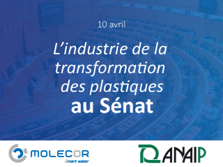 Molecor accompagne l’ANAIP au Sénat pour débattre sur la réglementation et la compétitivité dans l’industrie de la transformation plastique Molecor accompagne l’ANAIP au Sénat pour débattre sur la réglementation et la compétitivité dans l’industrie de la transformation plastique