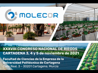 Molecor participa como patrocinador al XXXVIII Congreso Nacional de Riegos de Cartagena Molecor participa como patrocinador al XXXVIII Congreso Nacional de Riegos de Cartagena