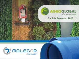 A Molecor mostrará todas as vantagens das suas tubagens e acessórios, TOM® e ecoFITTOM®, para redes de irrigação na Agroglobal 2023 A Molecor mostrará todas as vantagens das suas tubagens e acessórios, TOM® e ecoFITTOM®, para redes de irrigação na Agroglobal 2023