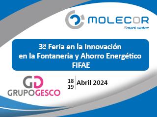 Molecor presente en la tercera Feria en la innovación en la fontanería y ahorro energético (FIFAE)