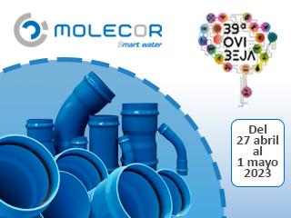 Molecor expondrá sus tuberías y accesorios TOM® y ecoFITTOM® en Ovibeja 2023