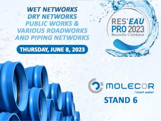 Molecor will be present at RÉS'EAU PRO in New Caledonia Molecor will be present at RÉS'EAU PRO in New Caledonia