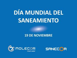 Día Mundial del Saneamiento. El propósito de Molecor: mejorar la calidad de vida de las personas poniendo agua asequible a su alcance