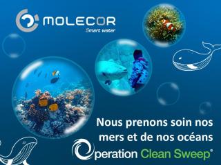 Molecor s'associe à la préservation des écosystèmes marins à l'occasion de la « Journée mondiale des océans » grâce au programme Operation Clean Sweep