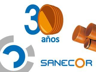 La tubería Sanecor® de Molecor cumple 30 años La tubería Sanecor® de Molecor cumple 30 años