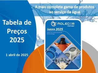 Molecor lança no mercado a sua nova Tabela de Preços 2025