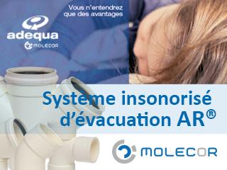 Vous n’entendrez que des avantages avec le Système d’Évacuation Insonorisé AR®